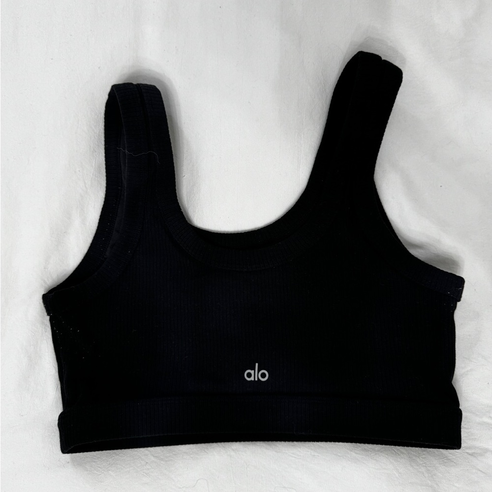 ALO Yoga Wellness Bra - Black - Picture 3 of 3